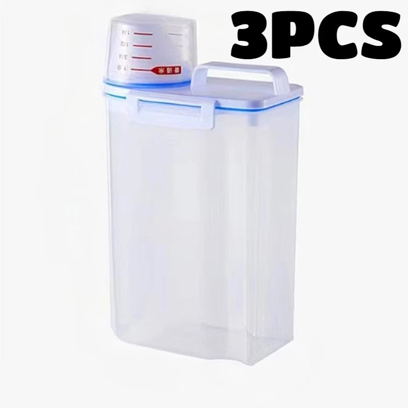 Storage Containers with Measuring Cup