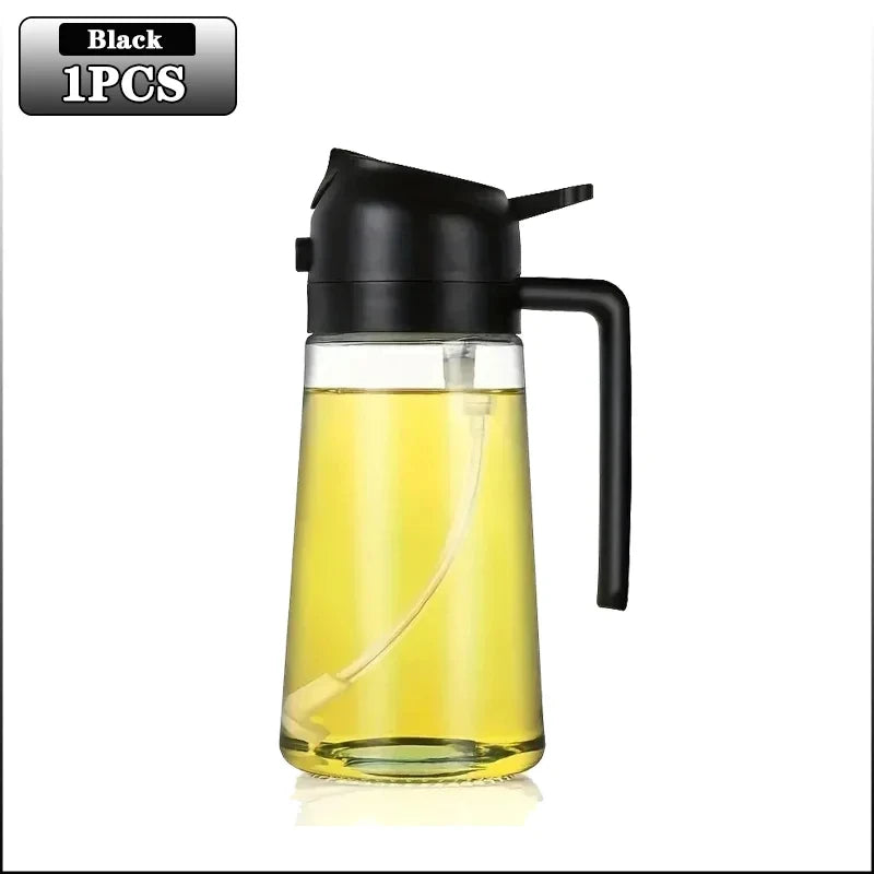 2-in-1 Oil Bottle with Sprayer