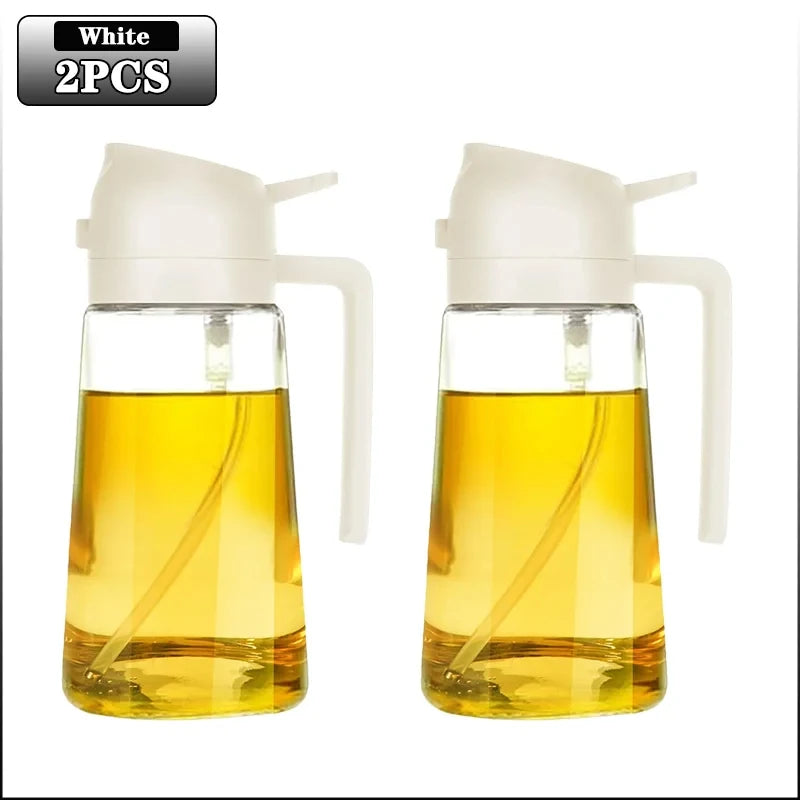 2-in-1 Oil Bottle with Sprayer