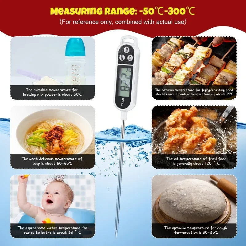 Thermomètre de cuisine numérique à sonde