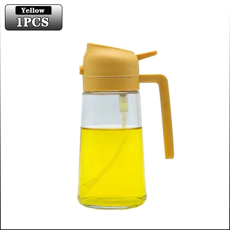 2-in-1 Oil Bottle with Sprayer