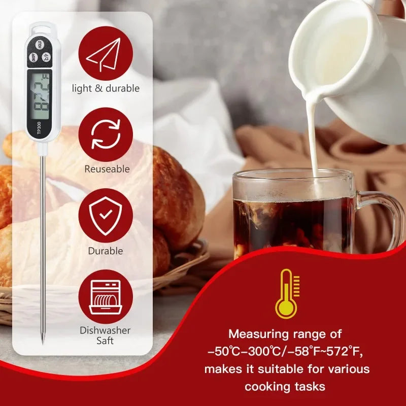 Thermomètre de cuisine numérique à sonde