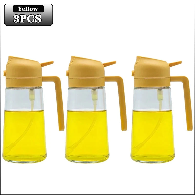2-in-1 Oil Bottle with Sprayer
