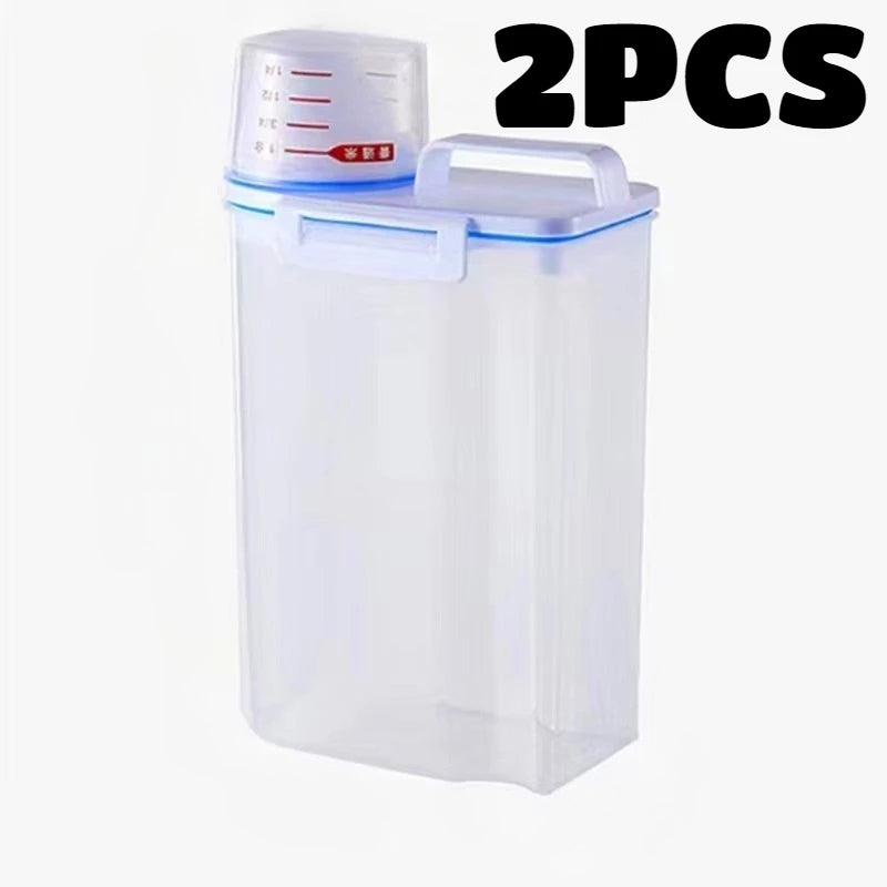 Storage Containers with Measuring Cup