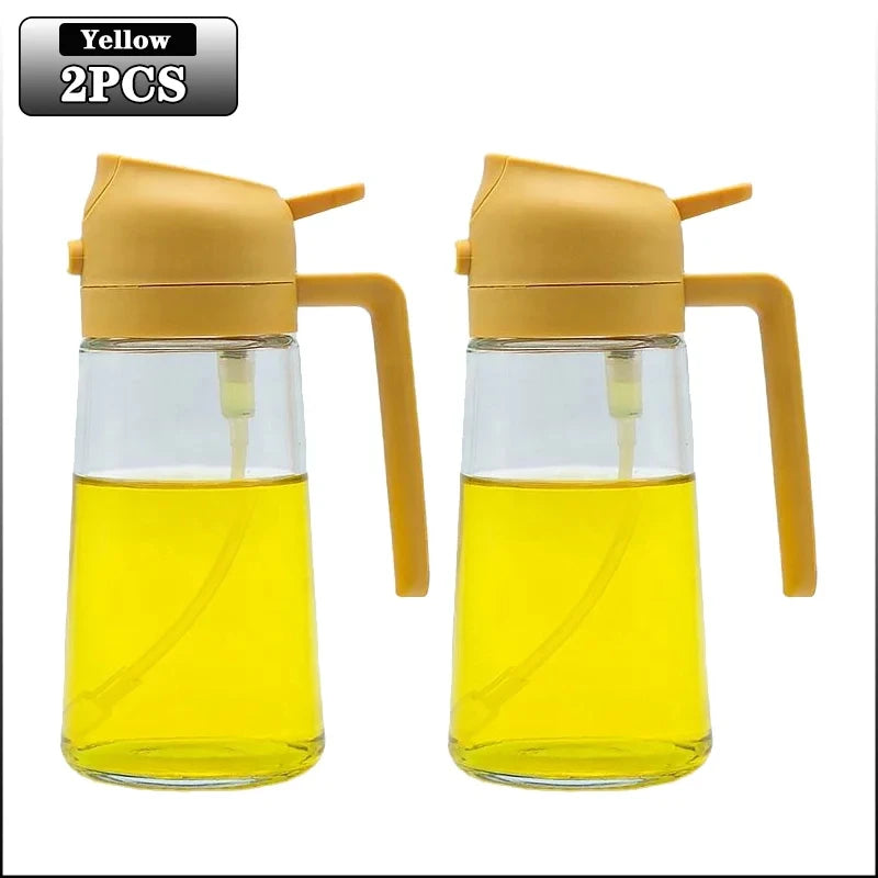2-in-1 Oil Bottle with Sprayer