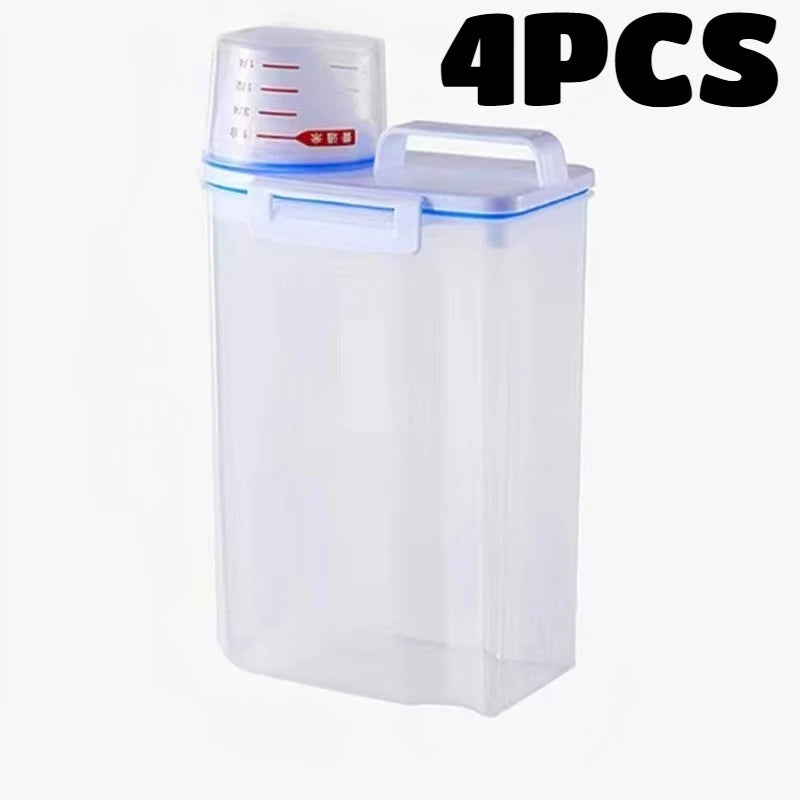 Storage Containers with Measuring Cup