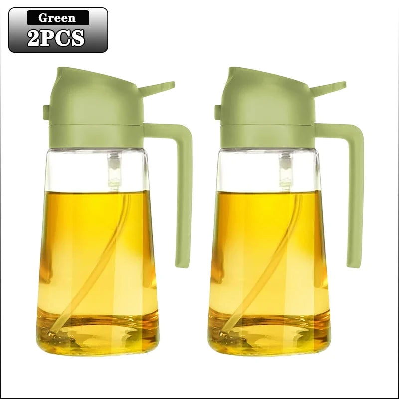 2-in-1 Oil Bottle with Sprayer