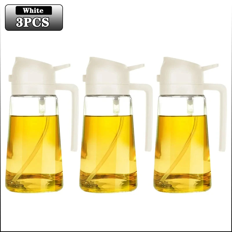 2-in-1 Oil Bottle with Sprayer