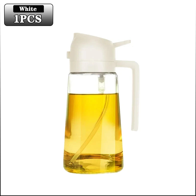 2-in-1 Oil Bottle with Sprayer