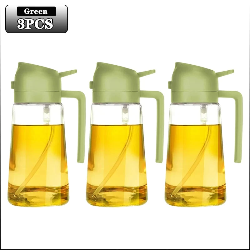 2-in-1 Oil Bottle with Sprayer